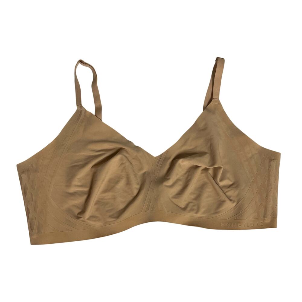 Honeylove women's Silhouette Bra sand nude size XL